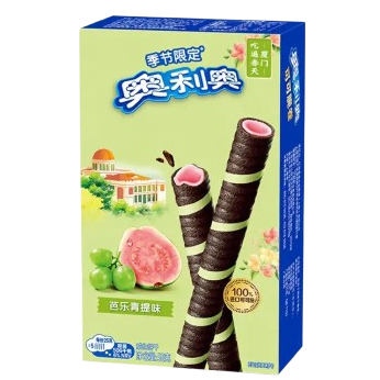 Oreo Cocoa Crisp Roll Guava & Green Grape ASIA 50gr 10 τεμ