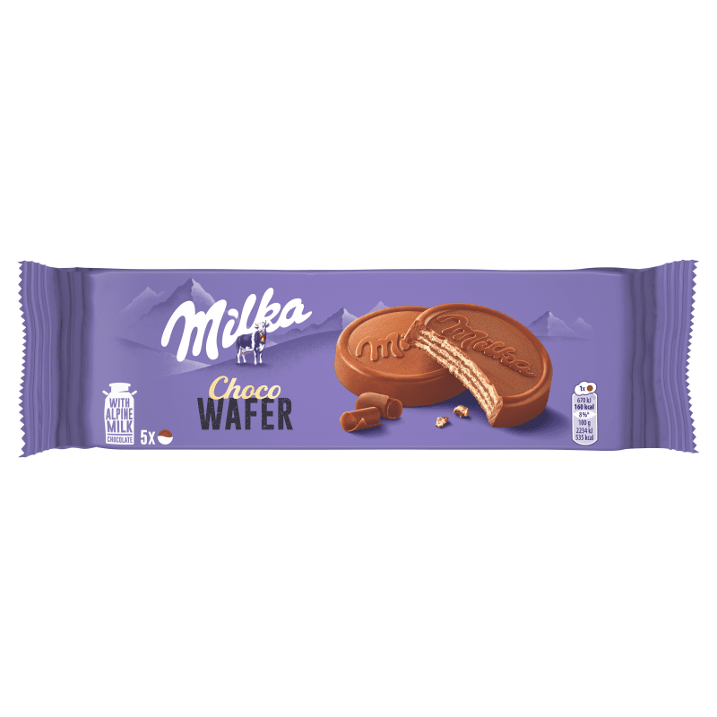 Milka Choco Wafer 150gr 14 τεμ