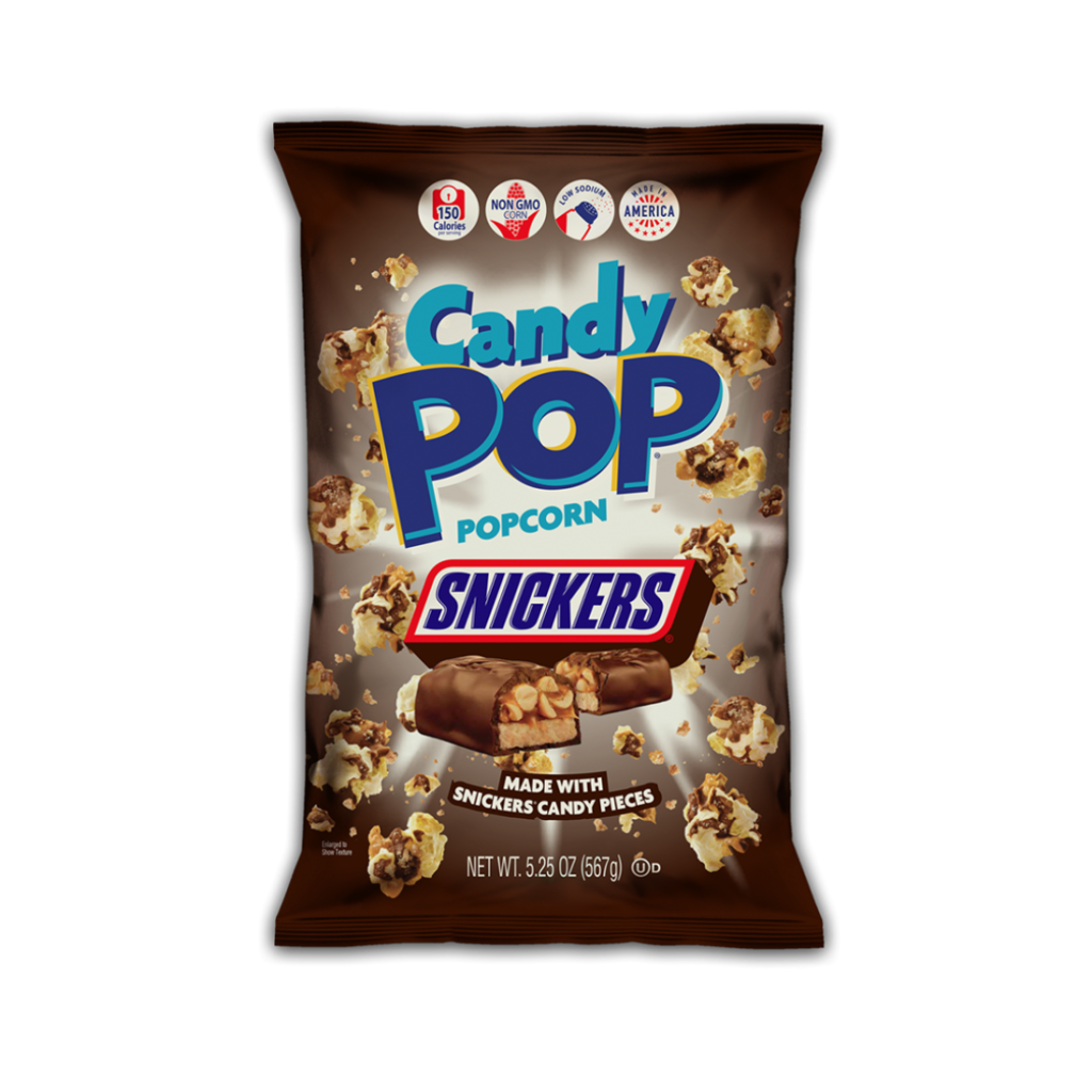 Candy Popcorn Snickers 28gr 10 τεμ