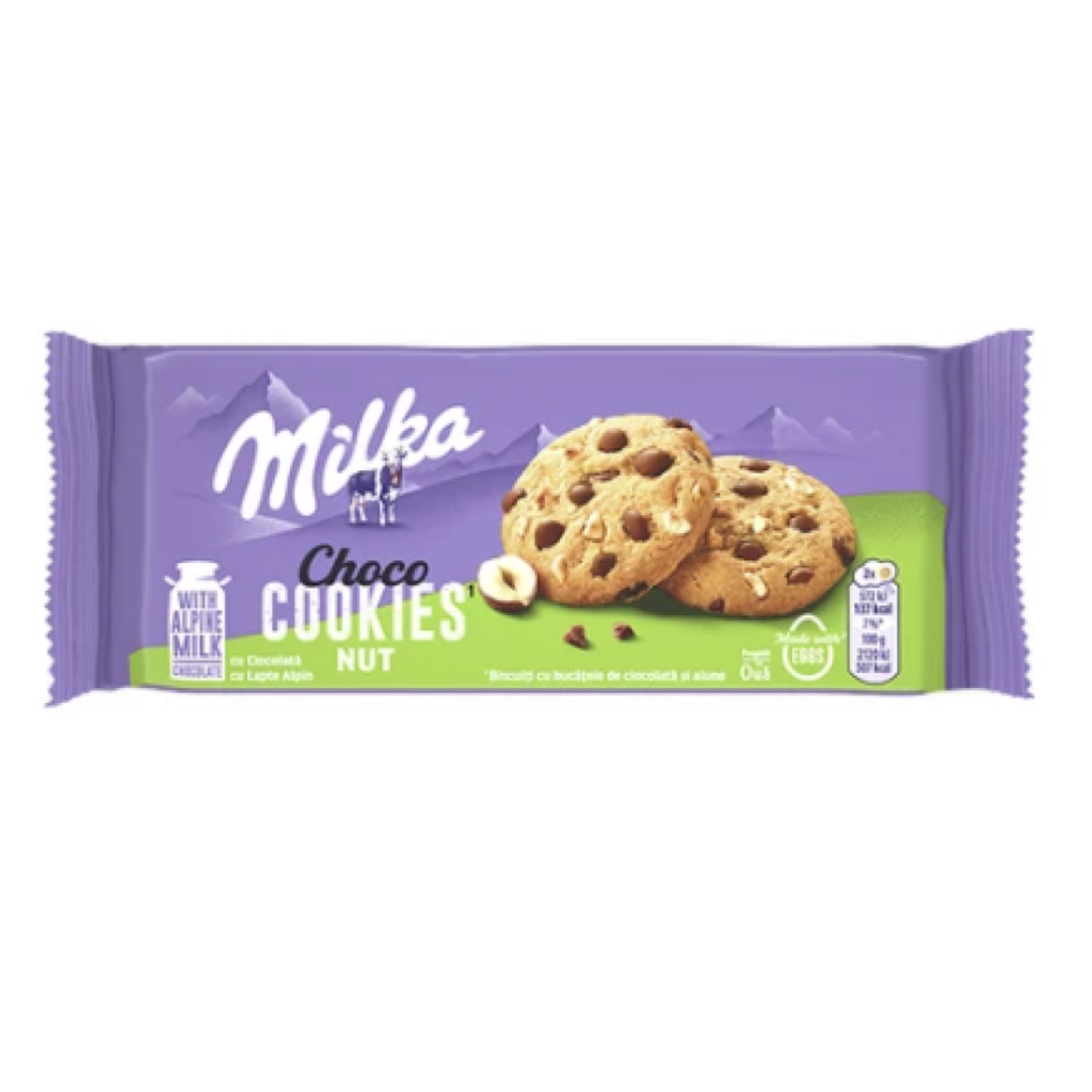 Milka Choco Cookie Nut 135gr 24 τεμ