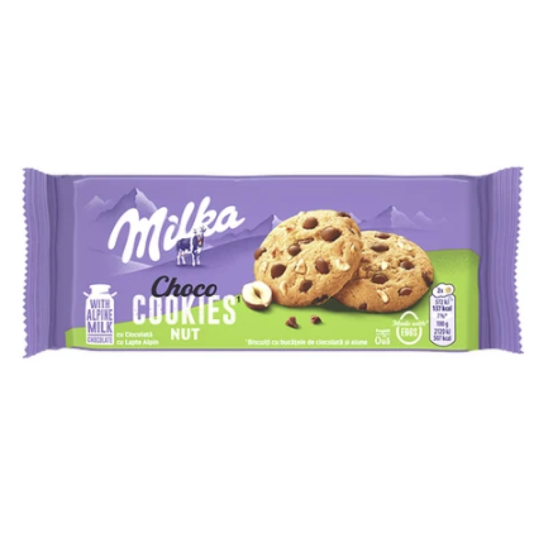 Milka Choco Cookie Nut 135gr 24 τεμ