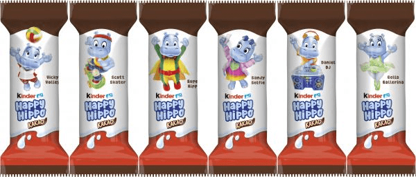 Kinder Happy Hippo Cocoa 20.7gr 28 τεμ - Image 2