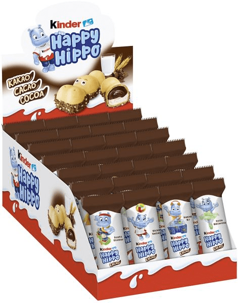 Kinder Happy Hippo Cocoa 20.7gr 28 τεμ