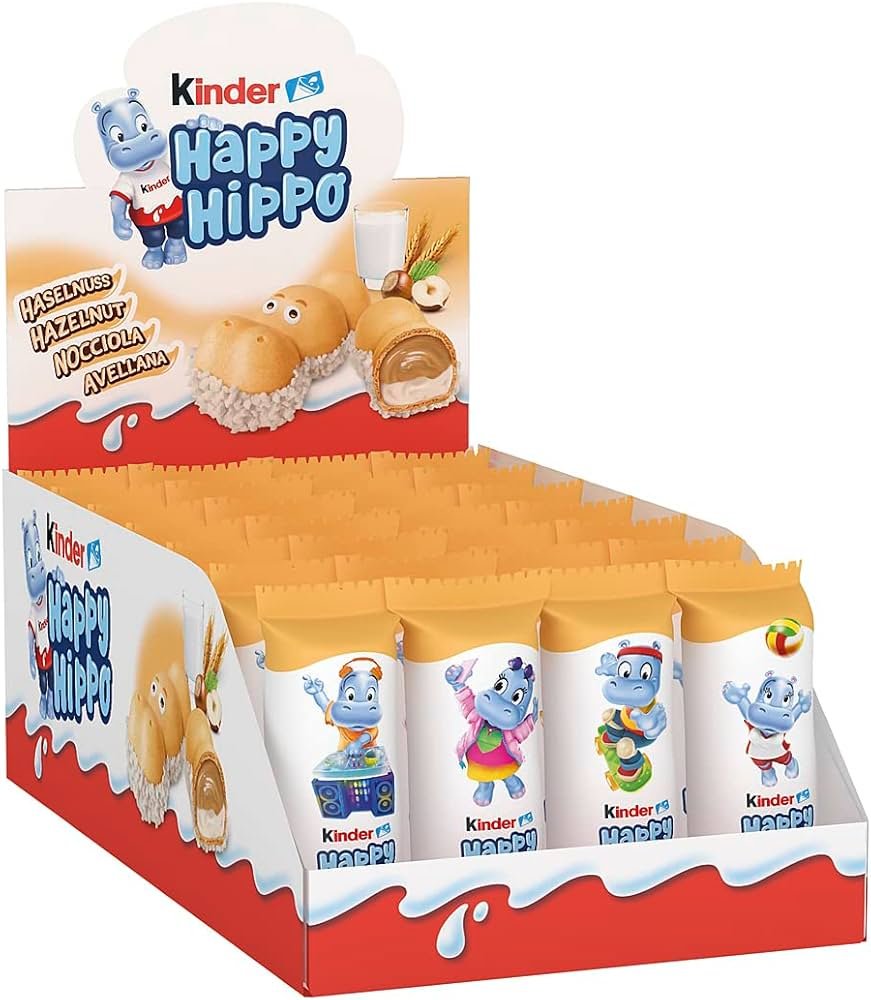 Kinder Happy Hippo Hazelnut 20.7gr 28 τεμ