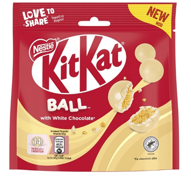 Kit Kat Ball White Chocolate 140gr 15 τεμ