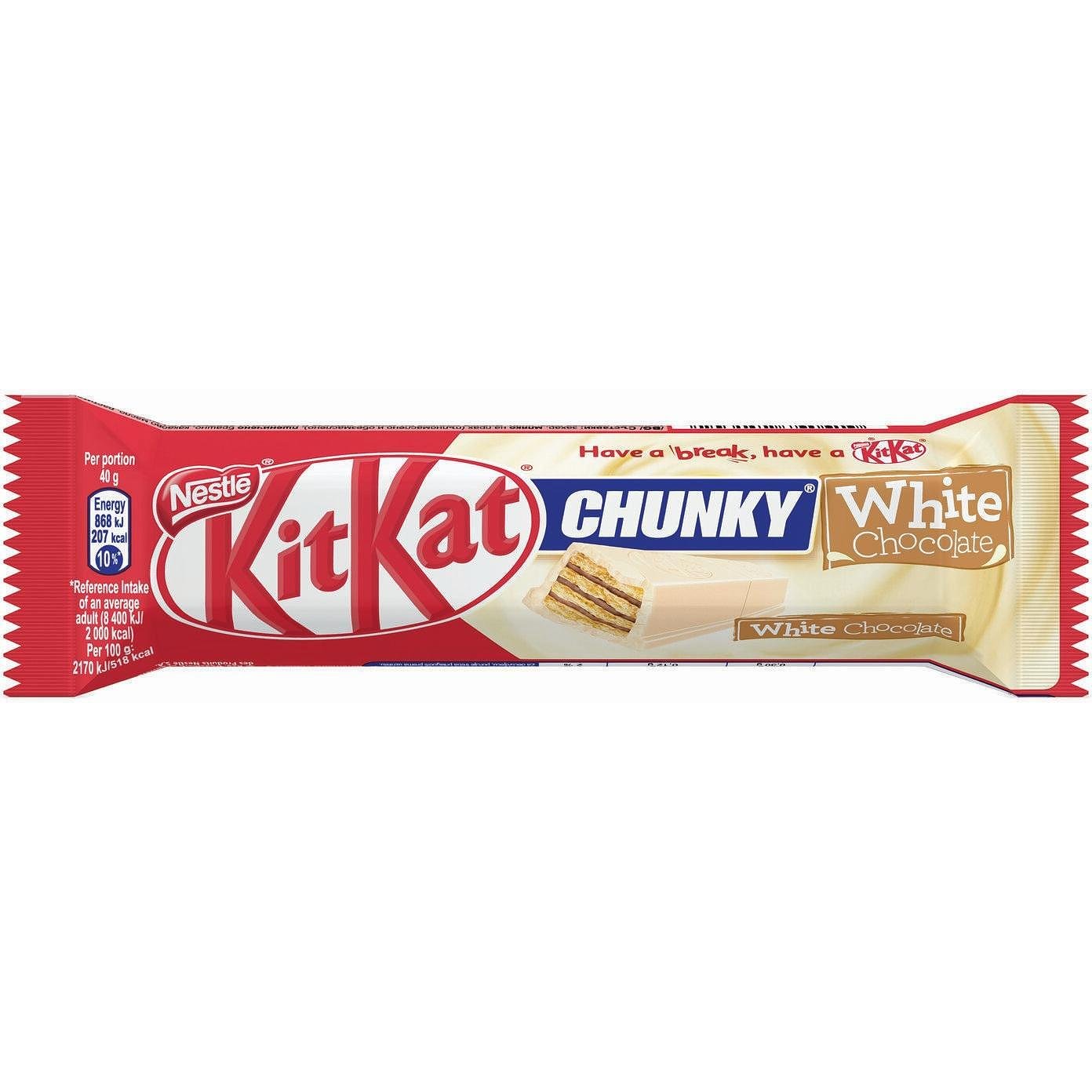Kit Kat Chunky White 40gr 24 τεμ