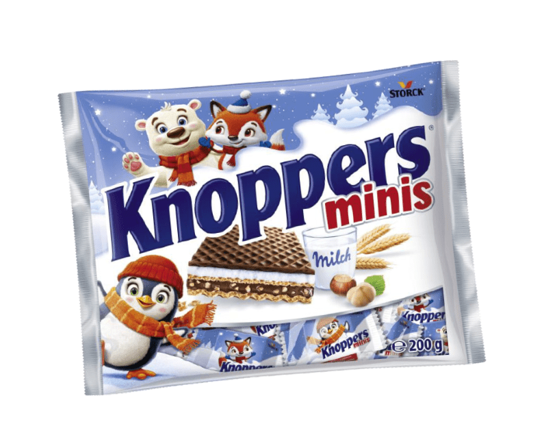 Knoppers Minis 200gr 12 τεμ