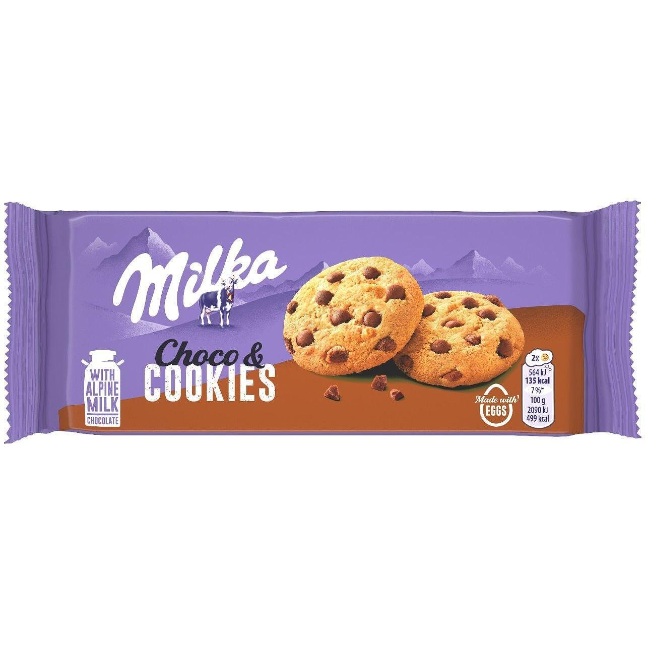 Milka Choco Cookie 135gr 24 τεμ
