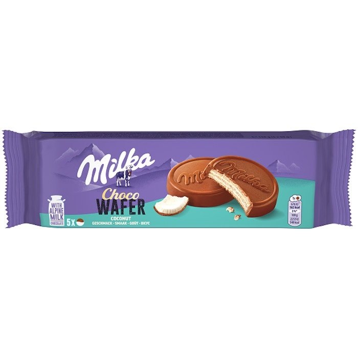 Milka Choco Wafer Coconut 150gr 14 τεμ