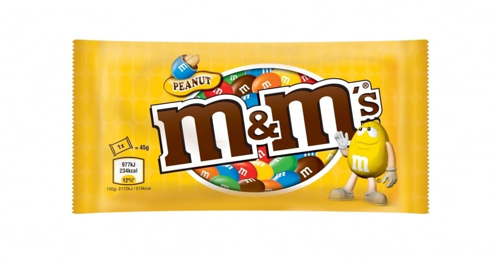 M&M's Peanut 45gr 24 τεμ