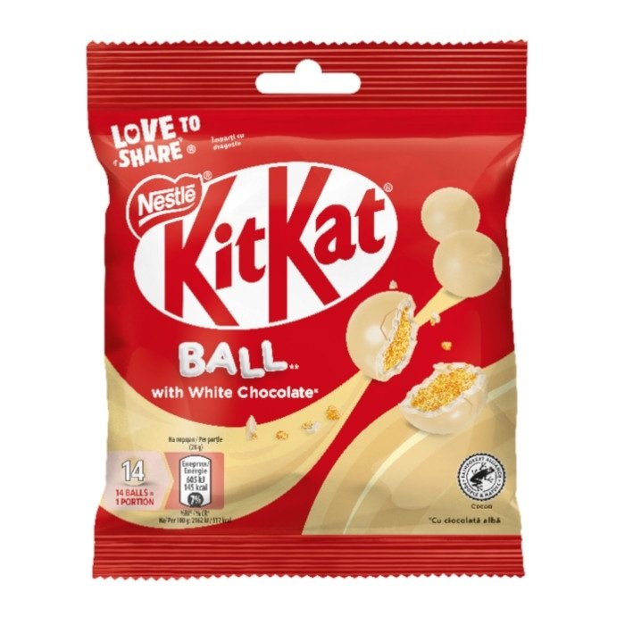 Kit Kat Ball White Chocolate 100gr 14 τεμ