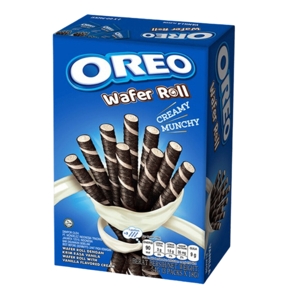 Oreo Wafer Roll Vanilla 54gr 20 τεμ