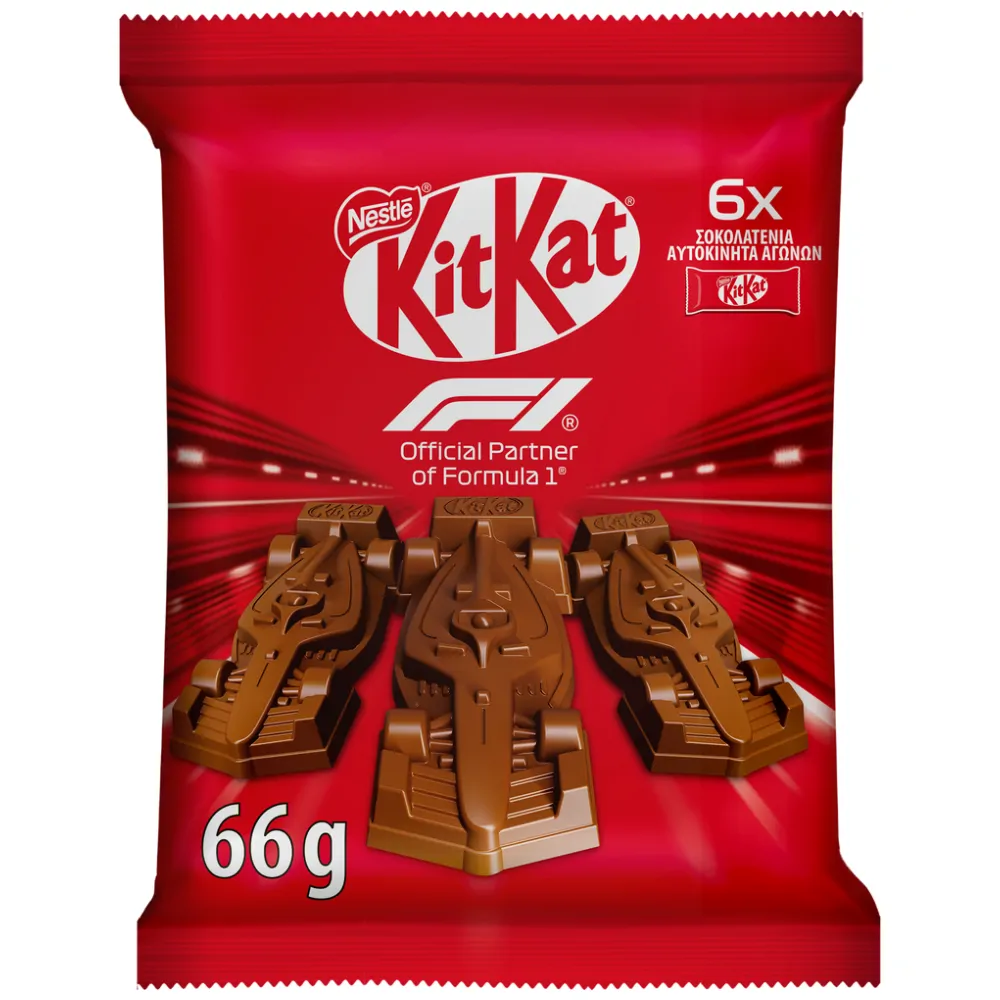Kit Kat Car F1 66gr 15 τεμ