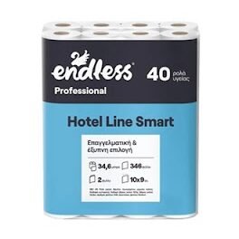 Endless Χαρτί Υγείας Hotel Line Smart 2ply 100gr 40 τεμ