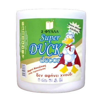 Super Duck Χαρτί Κουζίνας Decor 2ply 540gr 6 τεμ