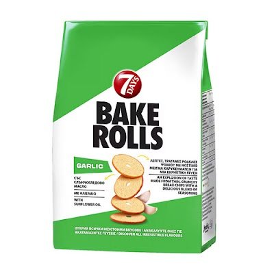 Bake Rolls Garlic 150gr 10 τεμ