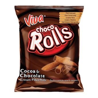 Viva Rolls Chocolate 100gr 18 τεμ