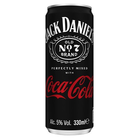 Jack Daniel's Coca Cola 5% Alc. USA 330ml 12 τεμ