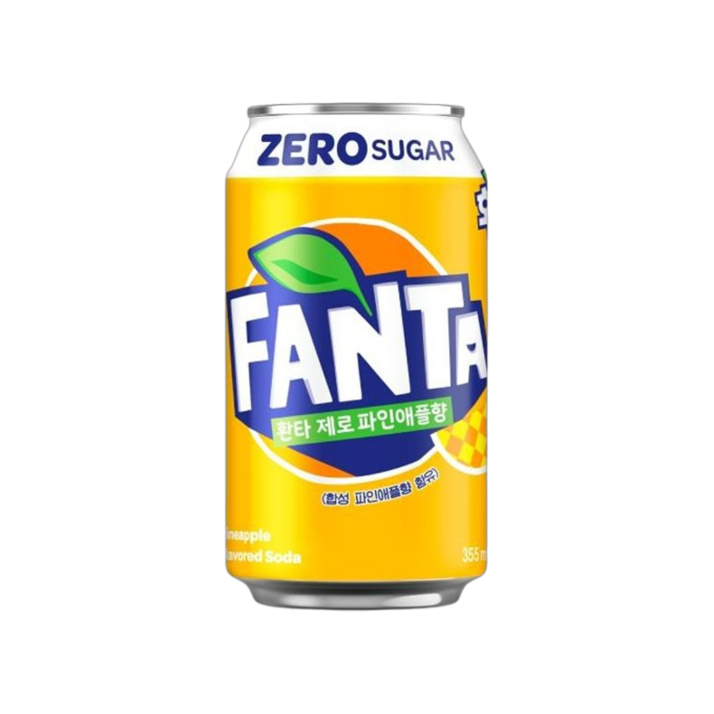 Fanta Zero Pineapple KOREA 350ml 12 τεμ