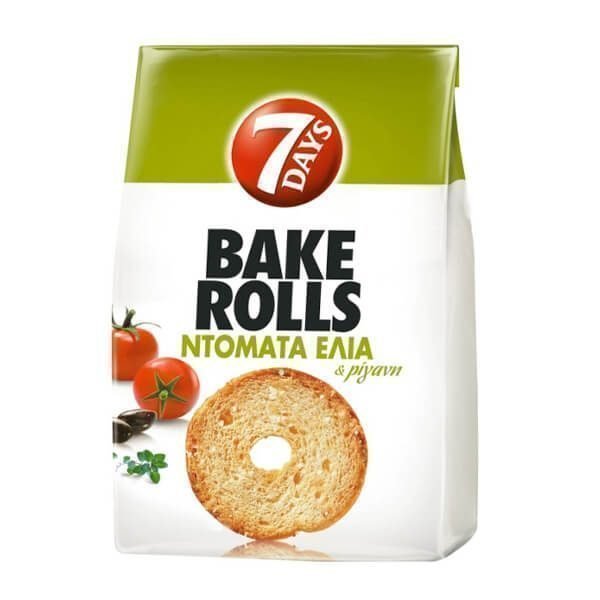Bake Rolls Tomato & Olive 150gr 10 τεμ