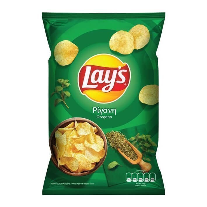Lay's Oregano 100gr 25 τεμ