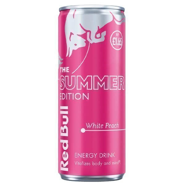 Red Bull White Peach Summer Edition 250ml 24 τεμ
