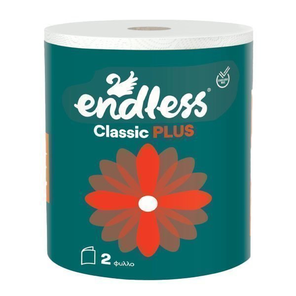 Endless Χαρτί Κουζίνας Classic Plus 2ply 400gr 12 τεμ
