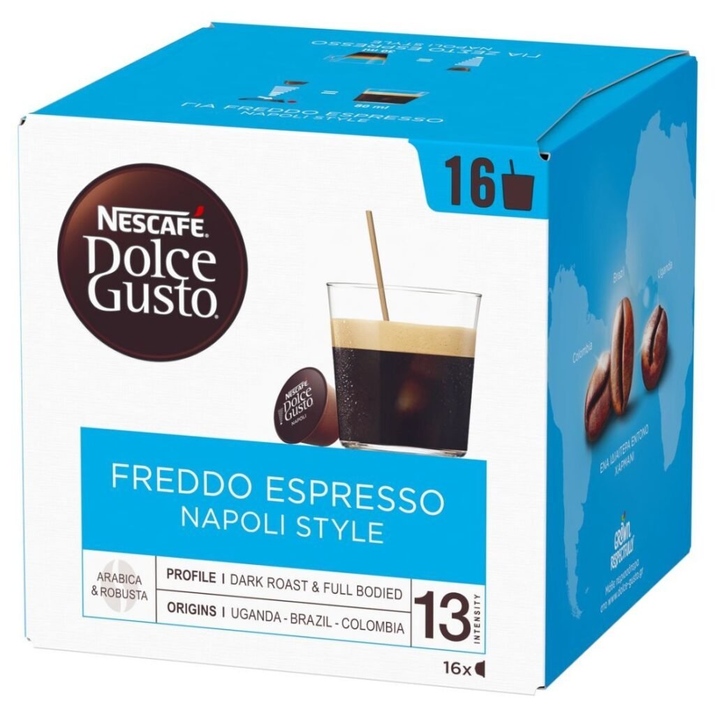 Nescafe Dolce Gusto Freddo Espresso T16 128gr 3 τεμ