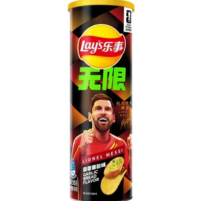 Lay's Lionel Messi Garlic Bread ASIA Limited Edition 90gr 12 τεμ