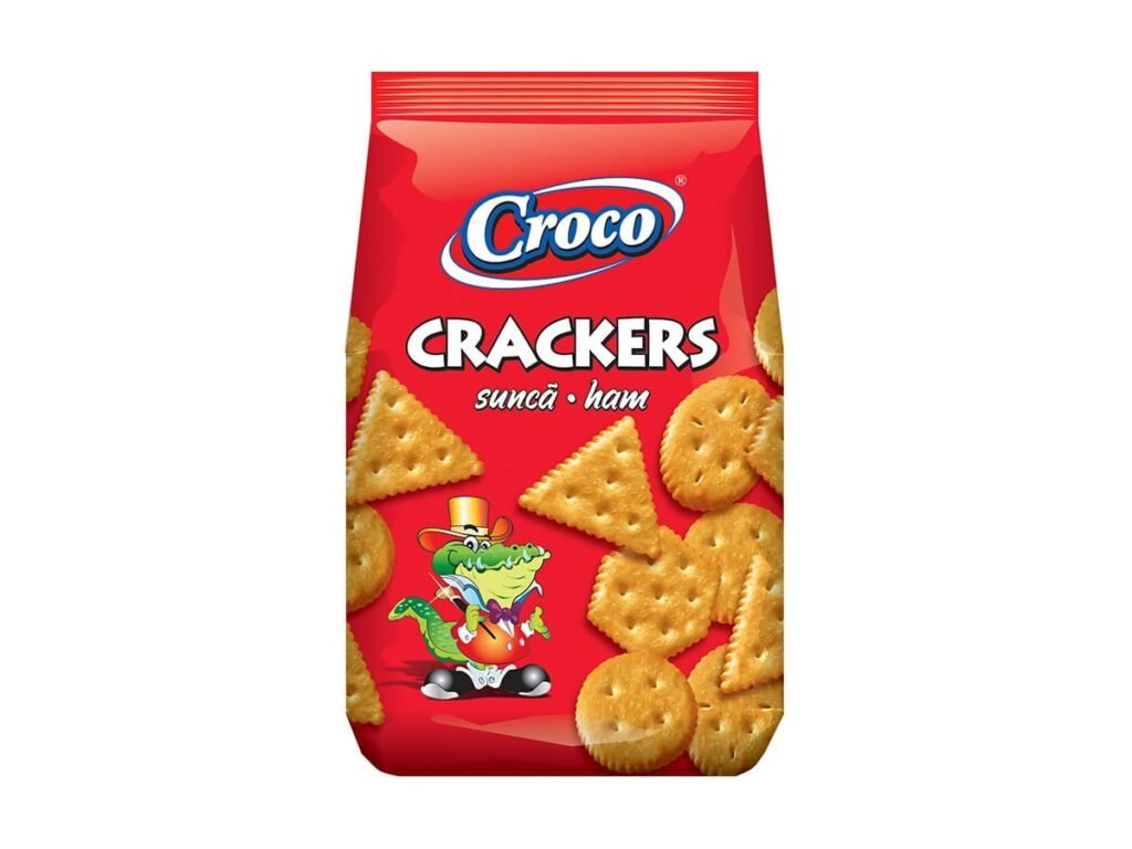 Croco Crackers Ham 100gr 12 τεμ