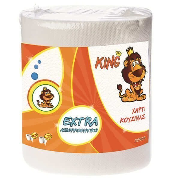 King Χαρτί Κουζίνας 2ply 320gr 6 τεμ