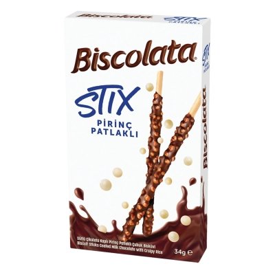 Biscolata Stix Crispy 34gr 12 τεμ