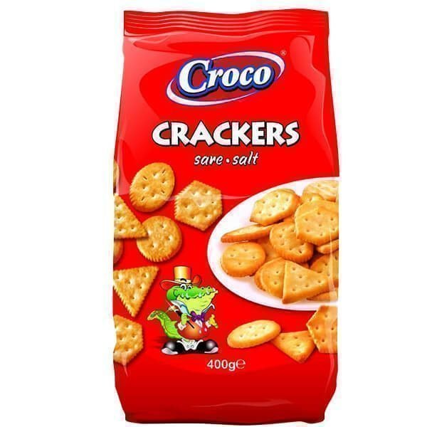 Croco Crackers Salt 400gr 12 τεμ