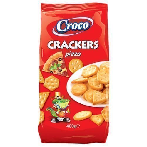 Croco Crackers Pizza 400gr 12 τεμ