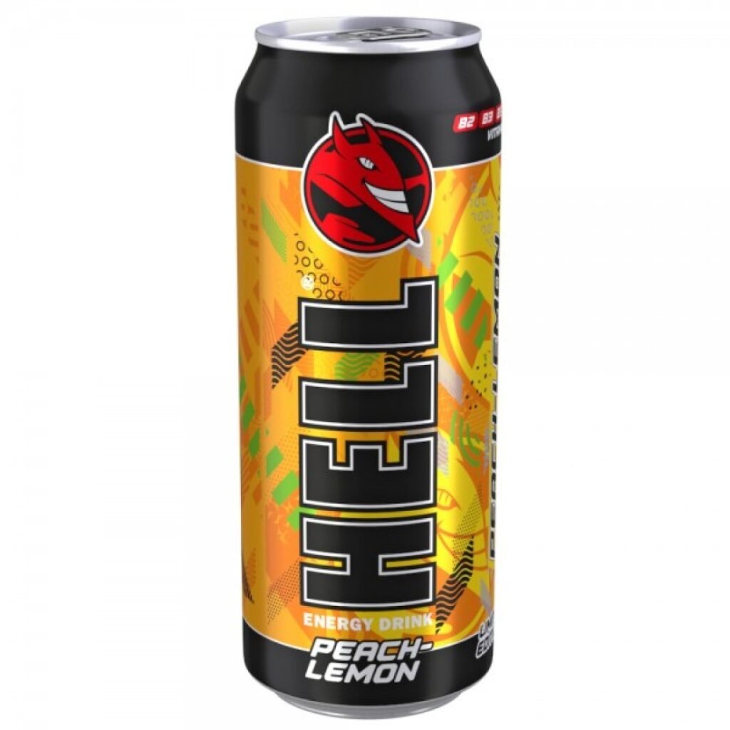 Hell Energy Peach Lemon 500ml 12 τεμ