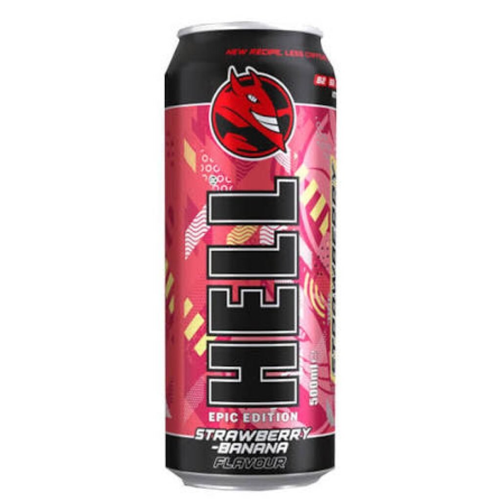 Hell Energy Strawberry Banana 500ml 12 τεμ