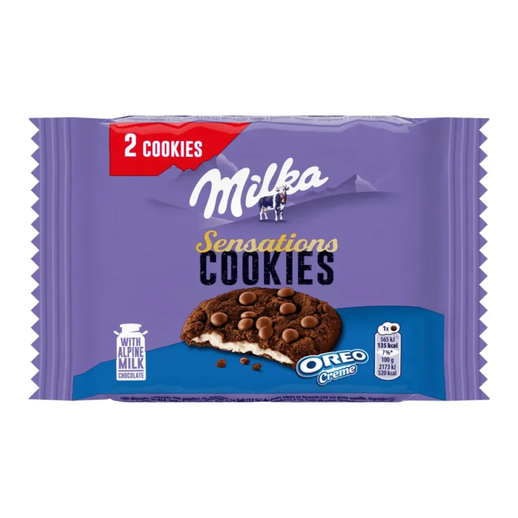 Milka Sensations Oreo T2 52gr 24 τεμ