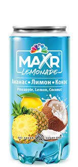 Maxr Lemonade Blue Lagoon Pineapple Coconut 330ml 24 τεμ