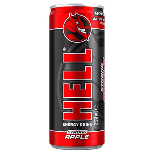 Hell Energy Strong Apple 250ml 24 τεμ