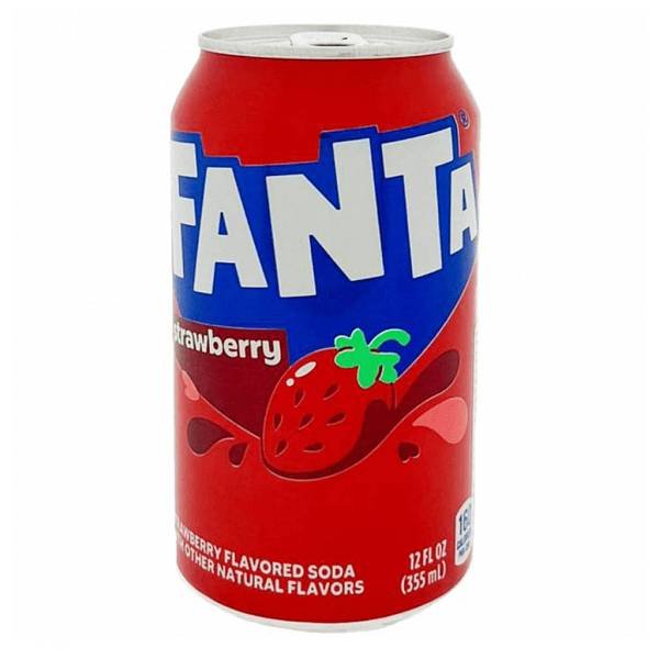 Fanta Strawberry USA 355ml 12 τεμ