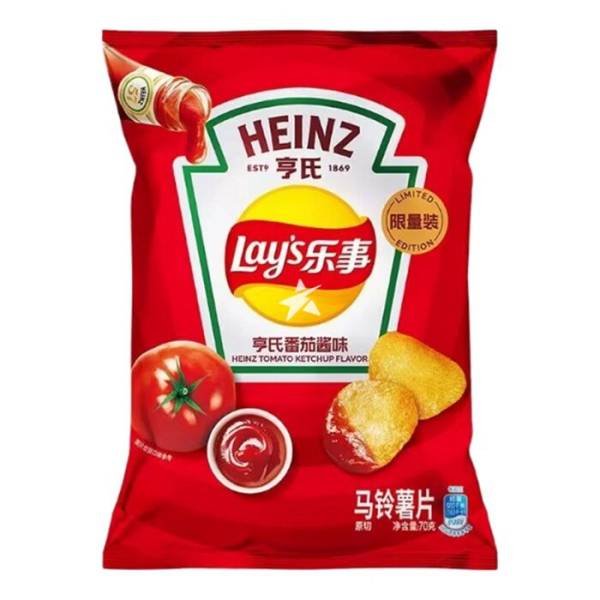 Lay's Heinz Tomato Ketchup ASIA 70gr 12 τεμ