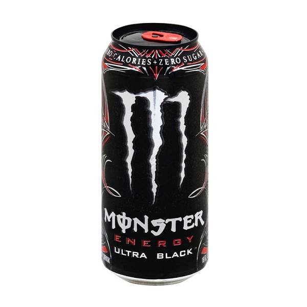 Monster Energy Ultra Black Zero Sugar USA 500ml 12 τεμ
