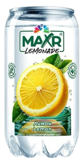Maxr Sparkling Water Lemon 330ml 24 τεμ