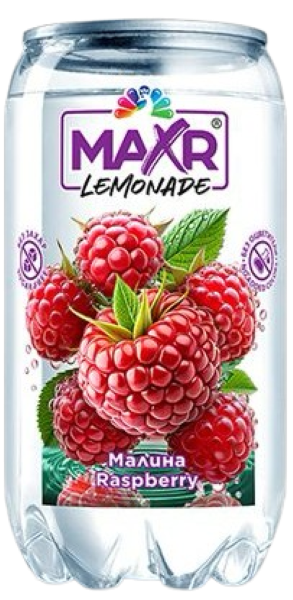 Maxr Sparkling Water Raspberry 330ml 24 τεμ