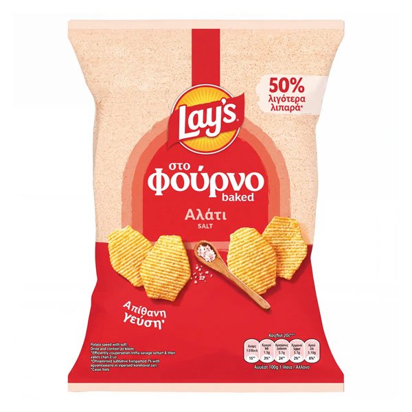Lay's Baked Salt 105gr 24 τεμ