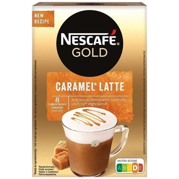 Nescafe Gold Cappuccino Caramel Latte T8 136gr 6 τεμ
