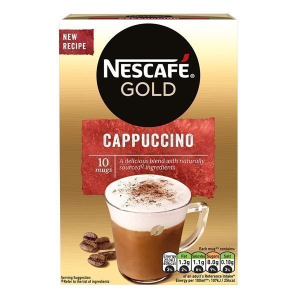 Nescafe Gold Cappuccino Sweet T10 140gr 6 τεμ