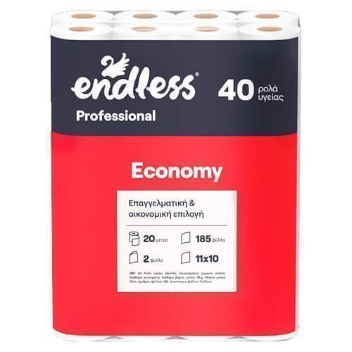 Endless Χαρτί Υγείας Economy 2ply 67gr 40 τεμ