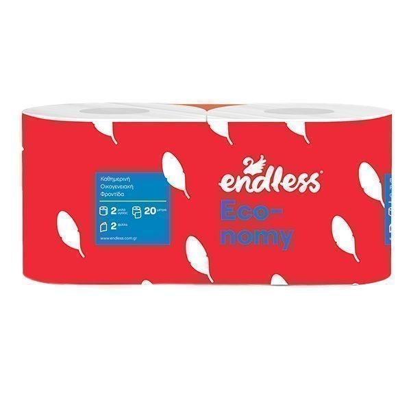 Endless Χαρτί Υγείας Economy 2ply 65gr 2 τεμ