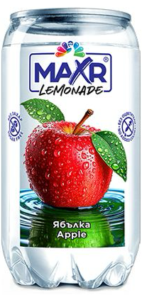 Maxr Sparkling Water Apple 330ml 24 τεμ